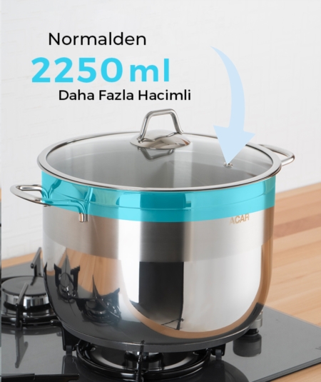 Acar Çelik 28 cm XL Derin Tencere