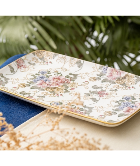 Acar Rosa Kayık Tabak