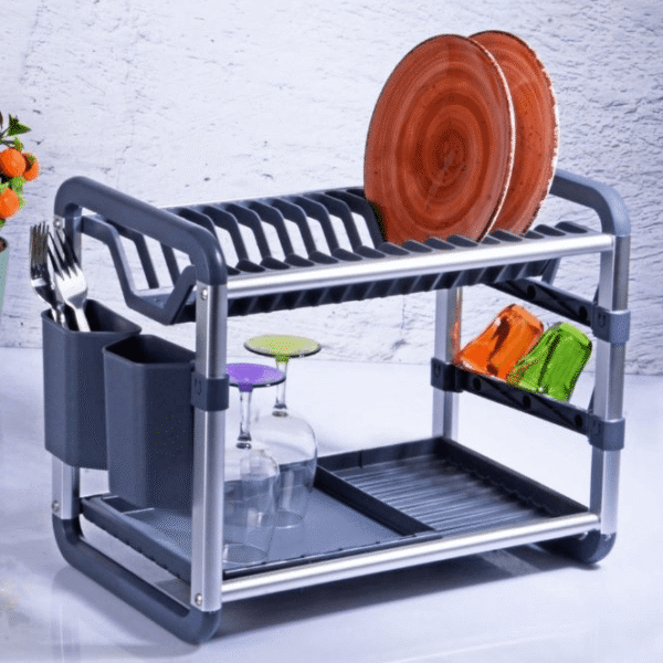 IVORY TEZGAH ÜSTÜ ALÜMİNYUM KATLI TABAKLIK BULAŞIKLIK