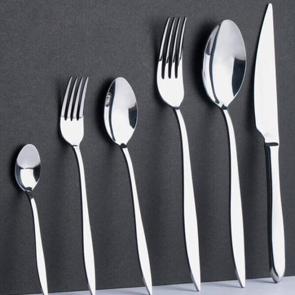 Acar Violet 72 Parça Çatal Kaşık Bıçak Takımı - Silver