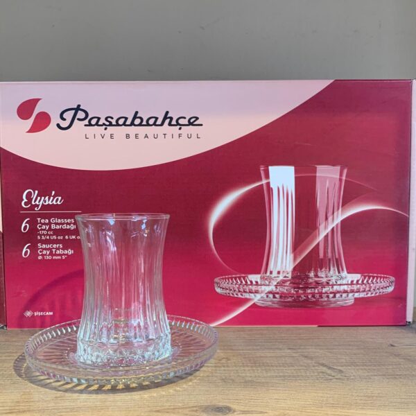 Paşabahçe Elysia Çay Seti Orjinal Kutusunda 6 Kişilik
