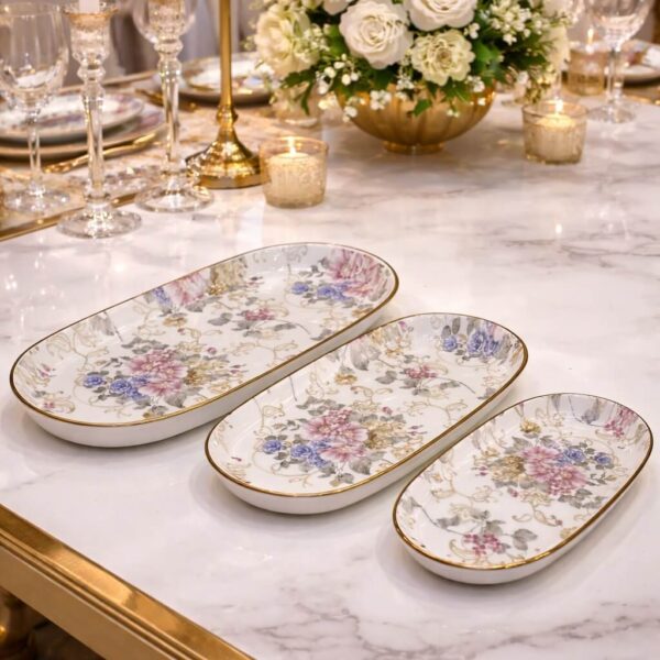 ROSA 3 LÜ KAYIK TABAK